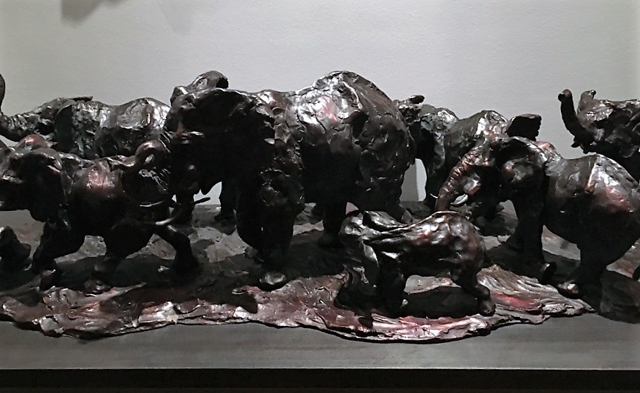Horde de 12 Elephants (Detail)