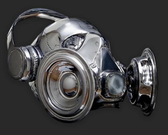 Casque argent