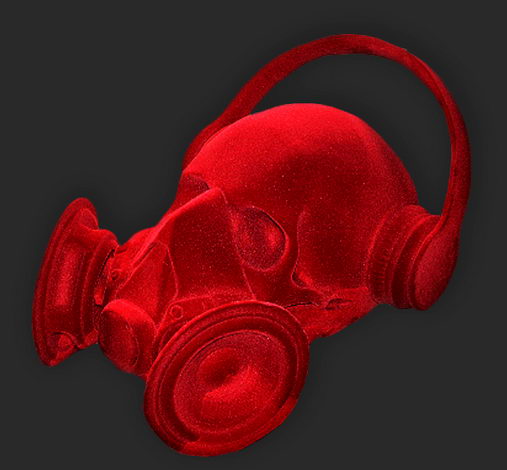 Casque rouge